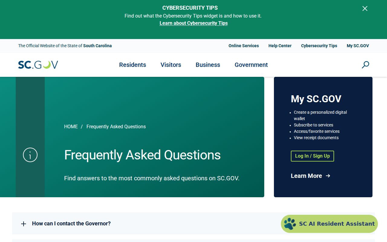South Carolina official traffic case search instructions for Georgetown County