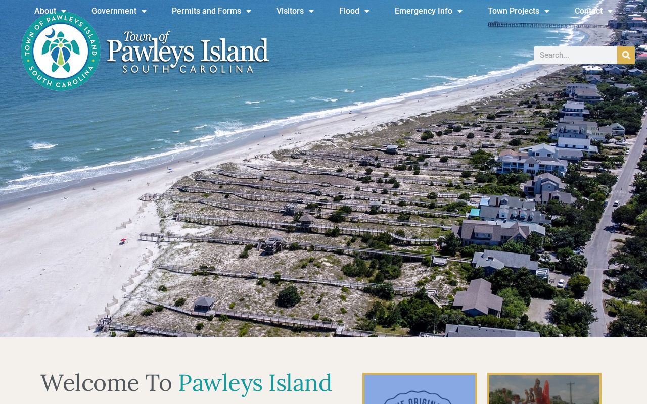Pawleys Island town government contact context for a municipal warrant records request